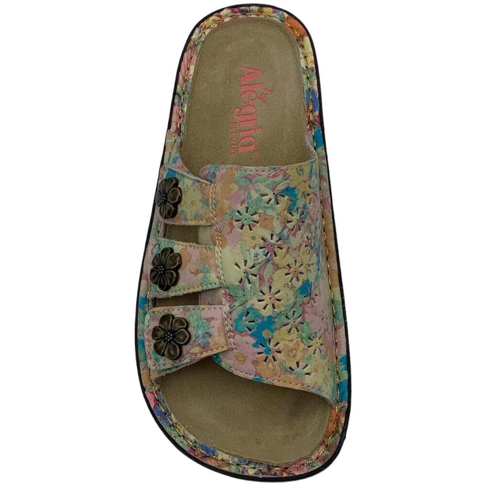 Alegria Leather Adjustable Slide Sandals Earth Goddess - Medium - Picture 2 of 3